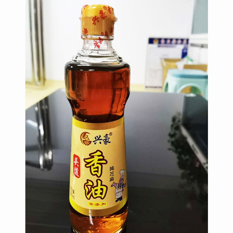 純芝麻頭道香油365ml